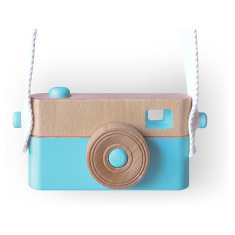 Dětský dřevěný fotoaparát PixFox modrý by Craffox