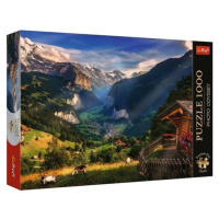 Trefl Puzzle Premium Plus Photo Odyssey: Údolí Lauterbrunnen, 1000 dílků