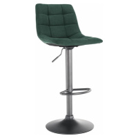 Tempo Kondela Barová židle LAHELA - zelená / černá + kupón KONDELA10 na okamžitou slevu 3% (kupó