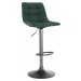 Tempo Kondela Barová židle LAHELA - zelená / černá + kupón KONDELA10 na okamžitou slevu 3% (kupó
