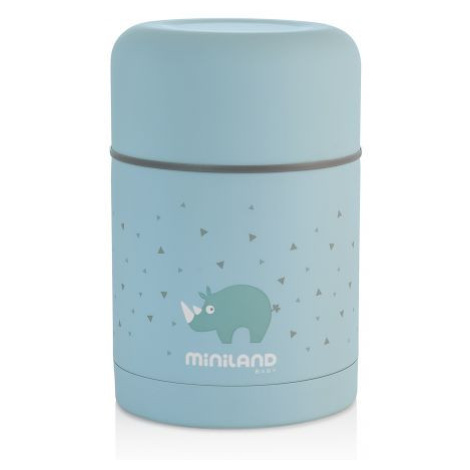 Miniland Termoska na jídlo Silky Blue 600 ml