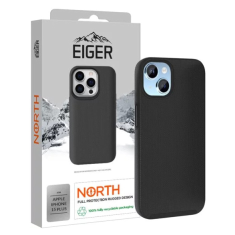 Kryt Eiger North Case for Apple iPhone 15 Plus in Black Eiger Glass