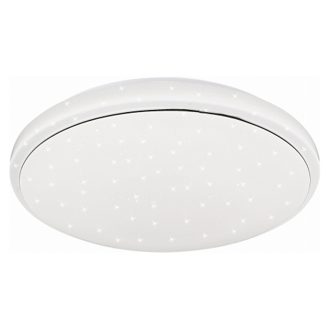 Stropní LED světlo s efektem noční oblohy JASPER - 36W, 4000K (denní bílá), 49cm, kulaté, bílé