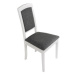 Jídelní židle ROMA 14 Bílá Tkanina 31B