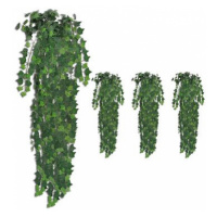 Umělé břečťanové trsy 4 ks zelené 90 cm 3051480