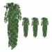 Umělé břečťanové trsy 4 ks zelené 90 cm 3051480