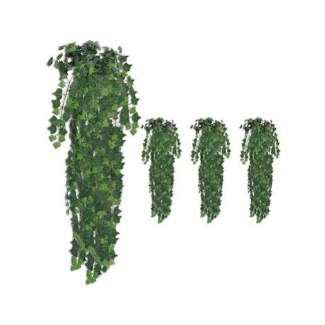 Umělé břečťanové trsy 4 ks zelené 90 cm 3051480 SHUMEE