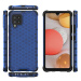 Honeycomb pancéřové pouzdro se silikonovým rámem pro Samsung Galaxy A42 5G blue