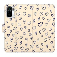 iSaprio Flip pouzdro Heart Light 02 pro Xiaomi Redmi Note 10 / Note 10S