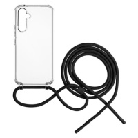 FIXED Pure Neck kryt s černou šňůrkou na krk pro Samsung Galaxy A54 5G