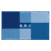 GRUND Koupelnová předložka MERKUR modrá Rozměr: 40x50 cm bez výřezu+50x80 cm