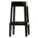 PEDRALI - Vysoká barová židle RUBIK 580 DS - černá