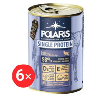 Polaris Single Protein Paté konzerva pro psy telecí 6 × 400 g