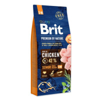 Krmivo Brit Premium by Nature senior S+M 15kg