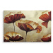 Plátno Krásné Makové Květy ve Vintage Stylu Varianta: 120x80