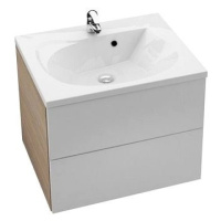 RAVAK Koupelnová skříňka pod umyvadlo SD 760 Rosa II capuccino/bílá