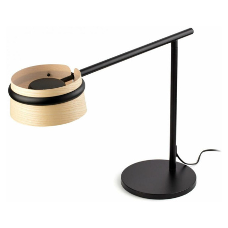 FARO LOOP stolní lampa s klipem jasan