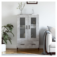 vidaXL Skříň highboard betonově šedá 69,5x31x115 cm kompozitní dřevo