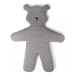 Hrací deka medvěd Teddy Jersey Grey 150cm