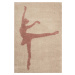 Dětský hnědý koberec Zala Living Ballerina, 120 x 170 cm