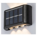Venkovní LED nástěnné solární svítidlo Rabalux 77024 Kangton