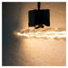 Segula SEGULA Reno závěsné světlo černé pro žárovku S14d
