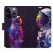 iSaprio Flip pouzdro Neon Astronaut 02 pro iPhone 14 Pro