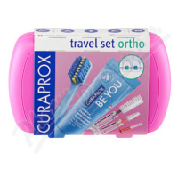 CURAPROX Travel set ORTHO růžový