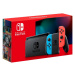 Nintendo Switch console with neon red&blue Joy-Con Modrá/červená