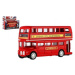 Autobus &quot;Londýn&quot; červený patrový kov/plast 12cm na zpětné natažení v krabičce 17x13,5x