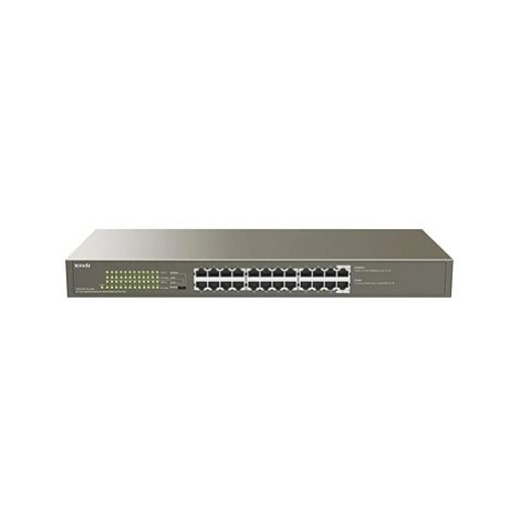 Tenda TEG1124P-24-250W PoE AT Gigabit Switch 225W, VLAN, Rackmount