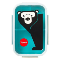 3 SPROUTS - Krabička na jídlo Bento Bear Teal