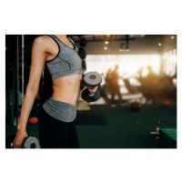 Umělecká fotografie sport woman at fitness gym club, veerasakpiyawatanakul, (40 x 26.7 cm)