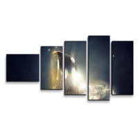 Obraz - 5-dílný Orel - 100x60 cm