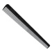 Captain Cook 07441 Barber Comb Black - černý kombinovaný hřeben, 18 cm