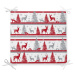 Vánoční podsedák s příměsí bavlny Minimalist Cushion Covers Red Christmas, 42 x 42 cm