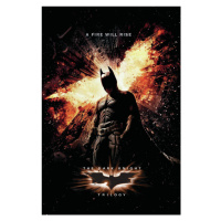 Umělecký tisk The Dark Knight Trilogy - A Fire Will Rise, 26.7 × 40 cm