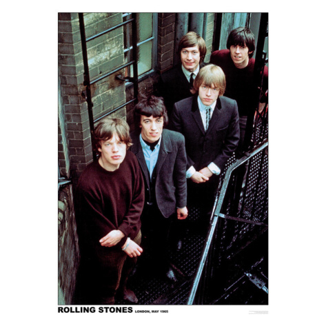Plakát, Obraz - Rolling Stones - London 1965, (59.4 x 84.1 cm)