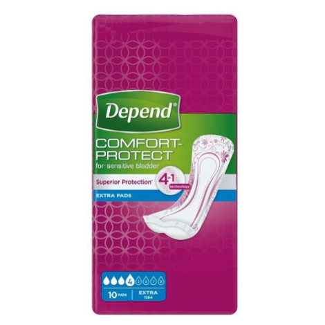 Depend Pads Extra inkontinenční vložky ženy 10 ks Kimberly-Clark