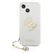 Guess GUHCP13SKS4GGO hard silikonové pouzdro iPhone 13 Mini 5.4" transparent 4G Gold Charms Coll