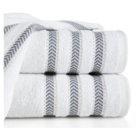 Bavlněný froté ručník s proužky ROMA 50x90 cm, krémová, 500 gr Mybesthome Varianta: ručník - 1 k