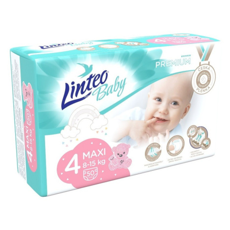 Dětské Plenky Linteo Baby Premium 4 Maxi 8-15kg 50ks