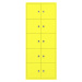 BISLEY LateralFile™ Lodge, s 10 uzamykatelnými boxy, výška vždy 375 mm, zinková žlutá