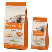Nature's Variety granule, 12 + 2 kg zdarma - Original Medium Adult kuřecí 12 kg + 2kg