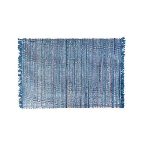 Modrý bavlněný koberec 160x230 cm BESNI, 57464 BELIANI