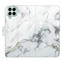 iSaprio flip pouzdro SilverMarble 15 pro Samsung Galaxy M53 5G