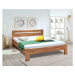 Dřevěná postel Maribo 160x200, švestka