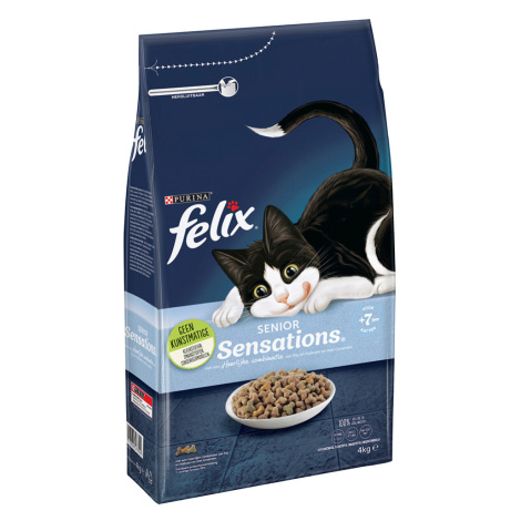 Felix Senior Sensations - Výhodné balení: 2 x 4 kg