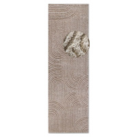 Béžový běhoun 80x240 cm Chappe Beige – Elle Decoration