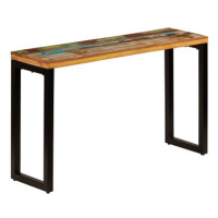 Konzolový stolek 120x35x76 cm masivní recyklované dřevo a ocel